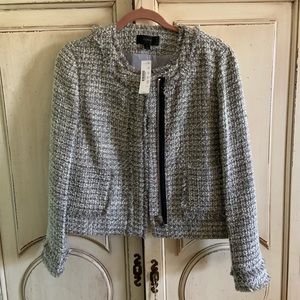 🆕 J. Crew Metallic Cropped Jacket